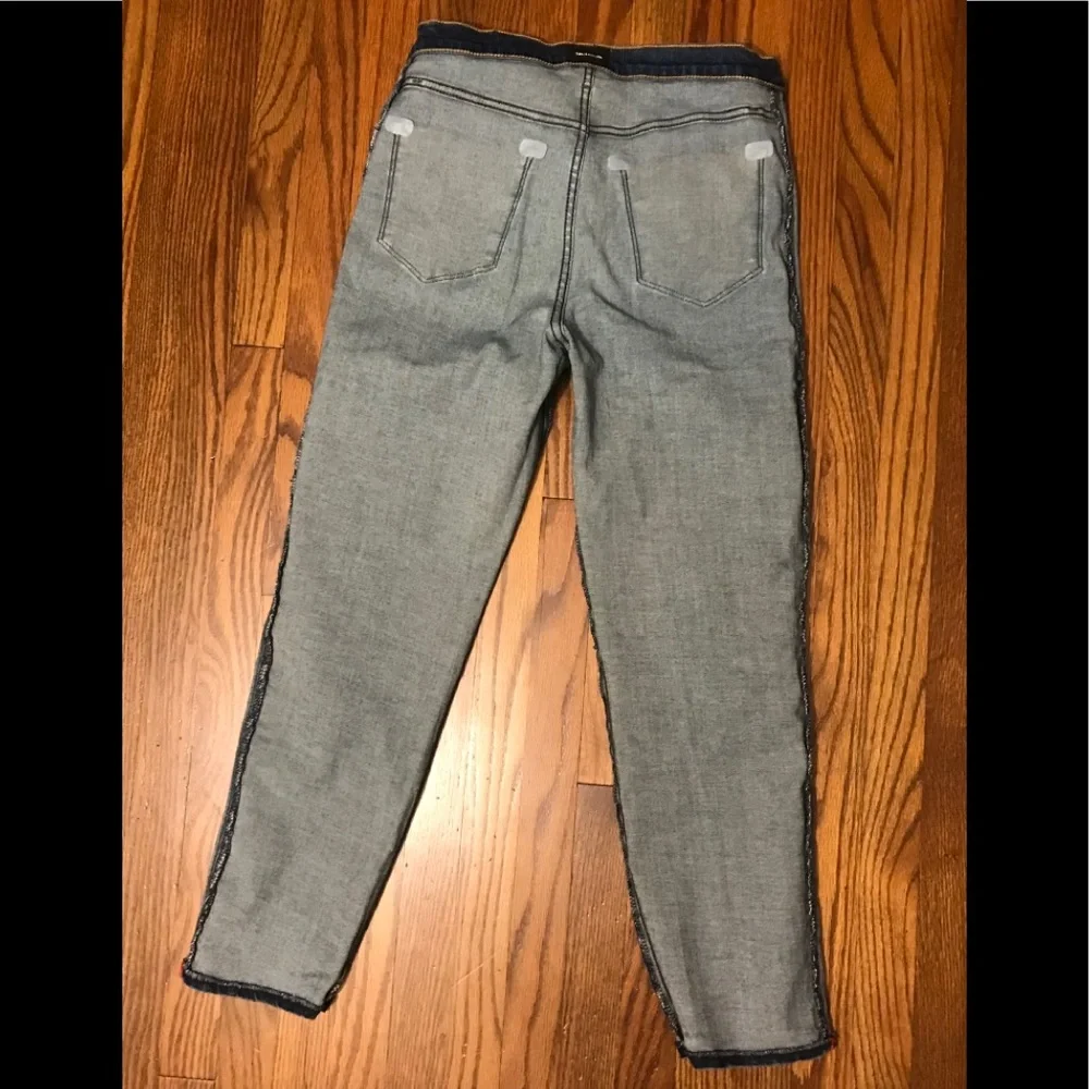 Hudson Zoey High Rise Red Tuxedo stripes Jeans 27 - Picture 5 of 16